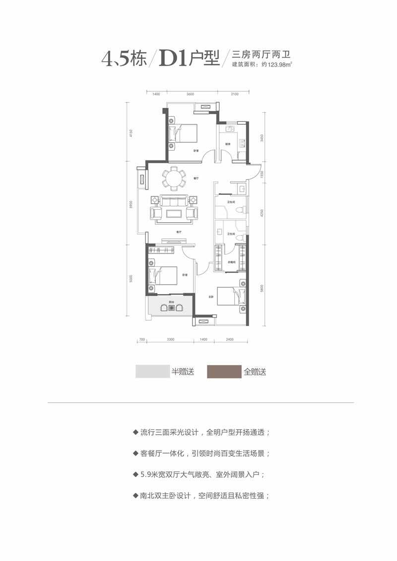 4、5棟D1戶型