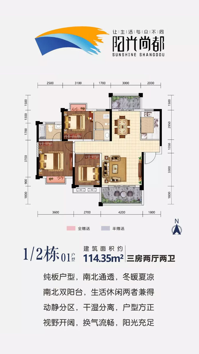 1/2棟01戶型