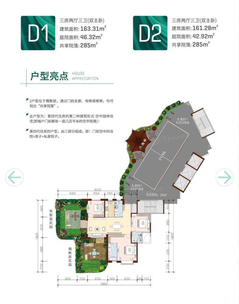 3棟D1/D2戶型