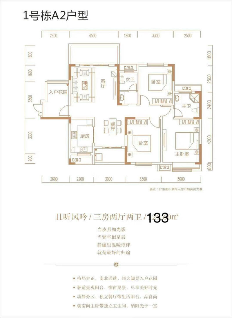 1號(hào)棟A2戶(hù)型圖