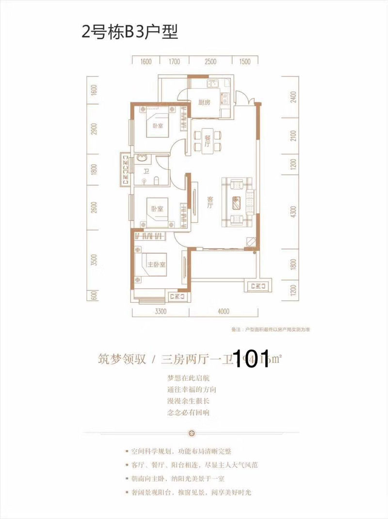 2號(hào)棟B3戶(hù)型